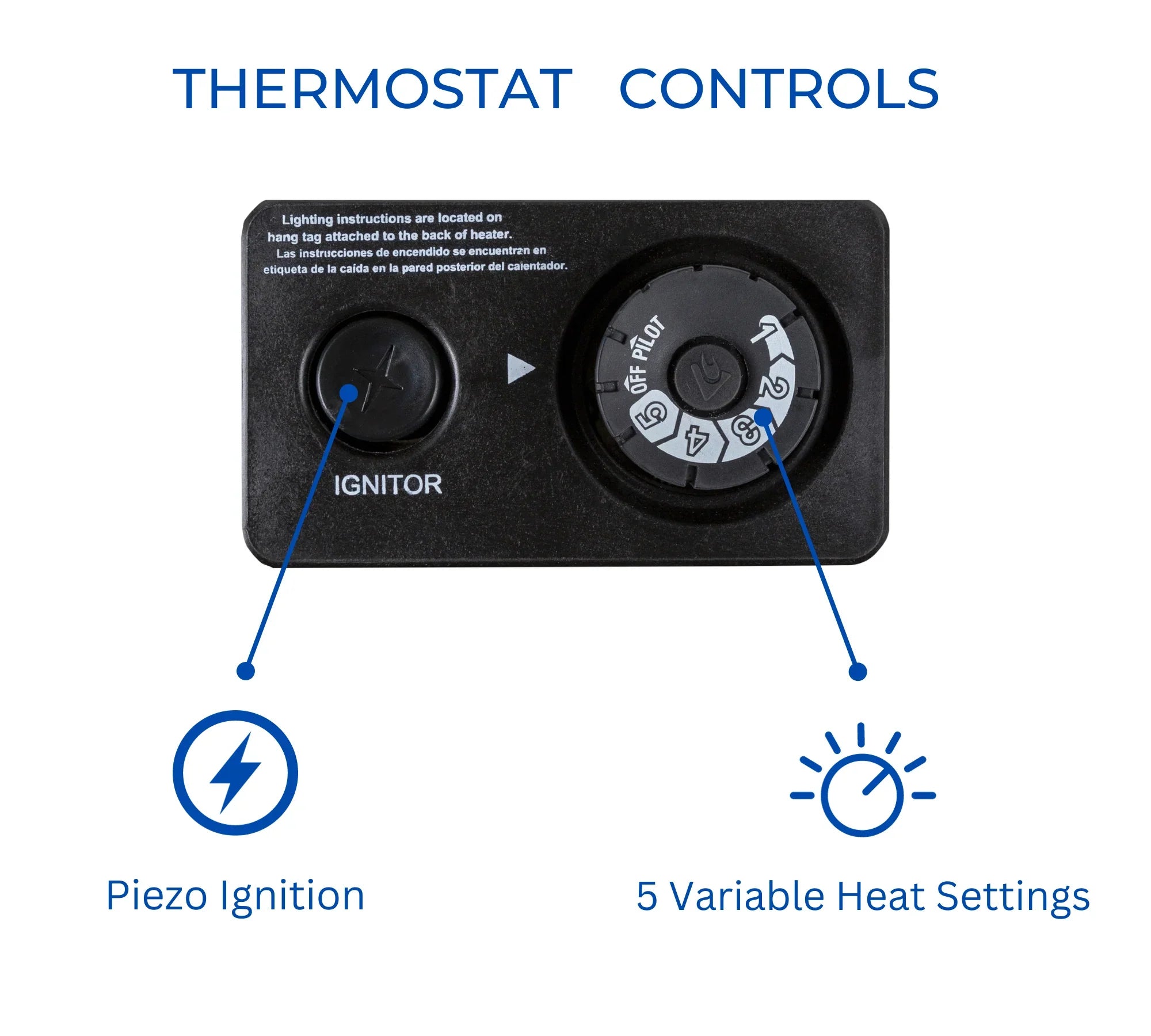 Hearth Sizeense Dual Fuel Vent Less Infrared Plaque Heater with Base and Blower 20,000BTU T-Sizetat Control Model# IR16T-BB