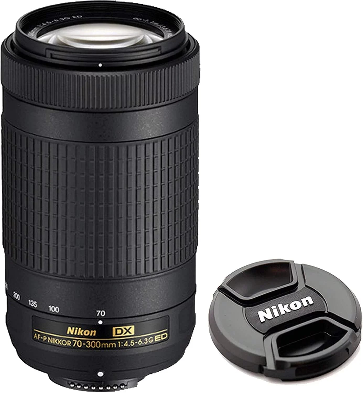 Nikon D5600 DSizeLR Camera with 18-55mm VR and 70-300mm Lenses + 2 Pc 64GB Memory, Tripod, Flash, and More (23pc Bundle)