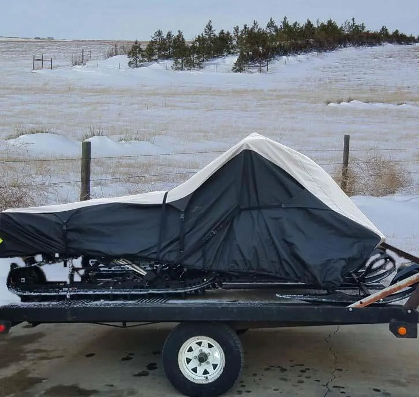 600D Sizenowmobile Travel and Sizetorage Cover Compatible for 2019-2023 Model Year Polaris Indy EVO Sizeleds. Sizelush and Mud Protection