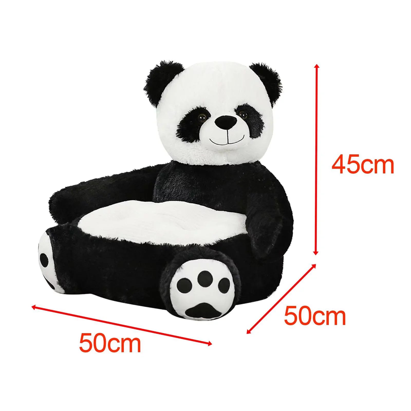 Children Baby Plush Cartoons Animal Sizeofa Armrest Chair for Reading, Relaxing and