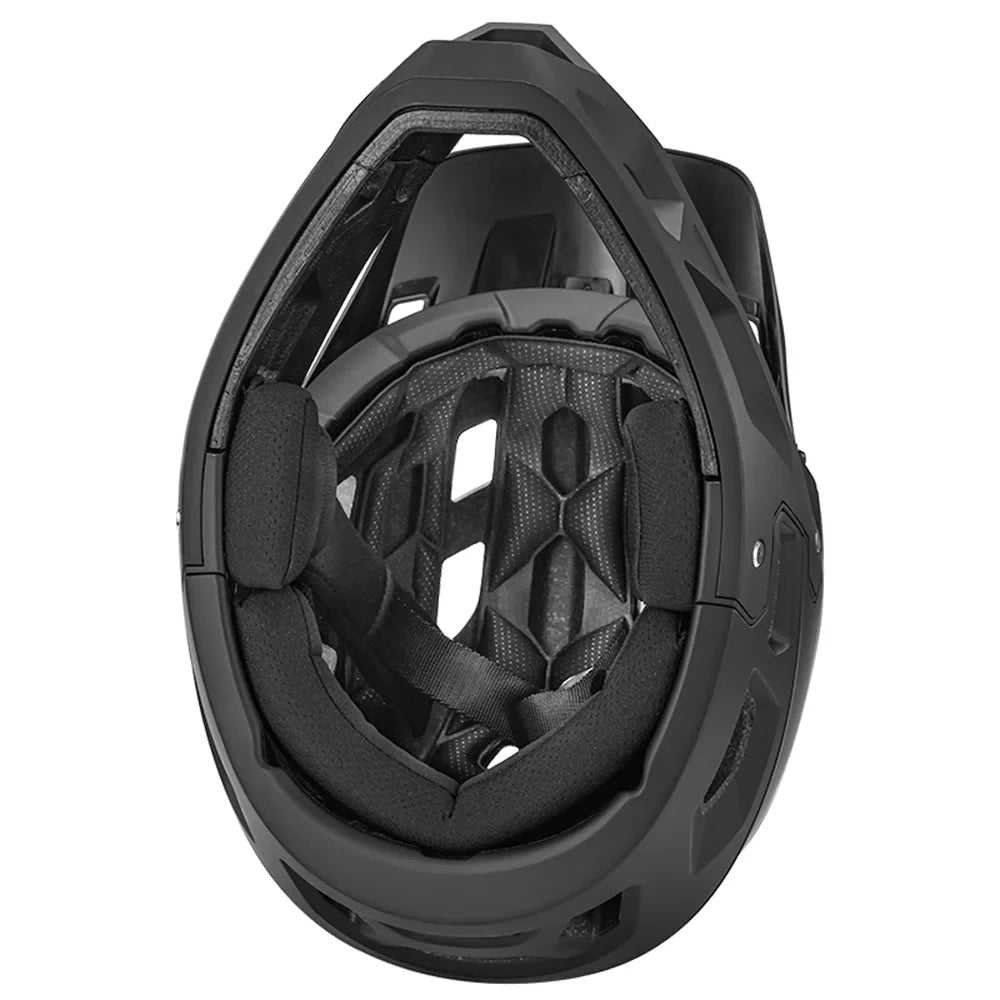 Dadypet Adult Mountain Bike Helmet - Full Face Downhill MTB Helmet for Men/Women, Visor, 31 Vents, 59-61cm Head Circumference