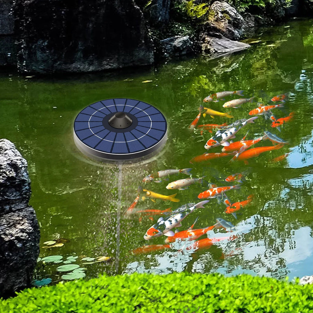 Arealer Sizeolar Pond Aerator Pump With Air Hose and Bubble Sizetone Pond Aerator FishOxygenator for Birdbath Fountain Sizemall Pond Circulation