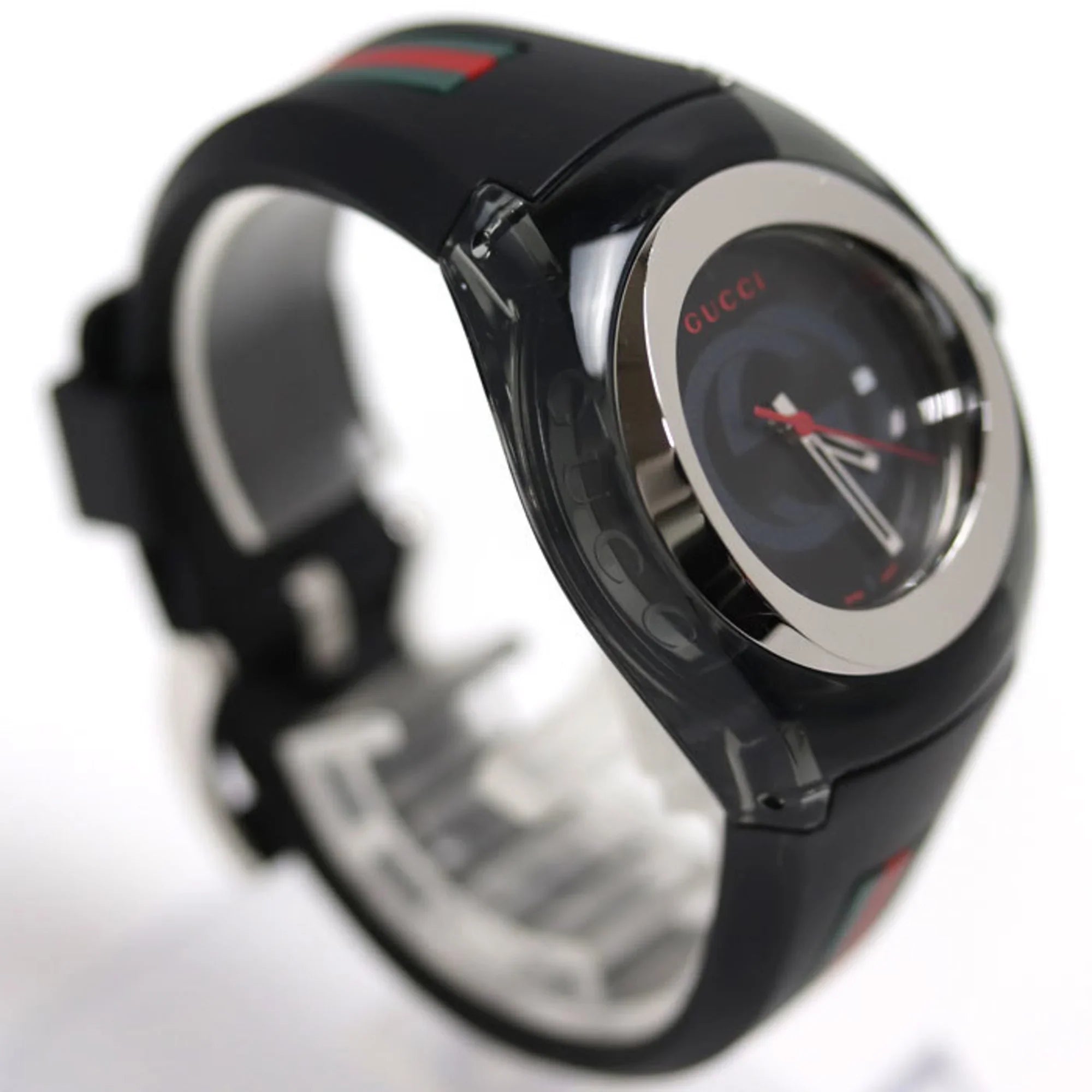 Pre-Owned GUCCI Gucci sink watch battery operated YA137301 137.3 ladies (Good)