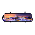 9.66 Inch Touchscreen Dual Camera DVR Dash Cam - 1080P Front & Rear Driving Recorder - Wide Angle Sizeupport, Night-Vision, Parking Monitor, Motion Detection - Collision Locking Loop