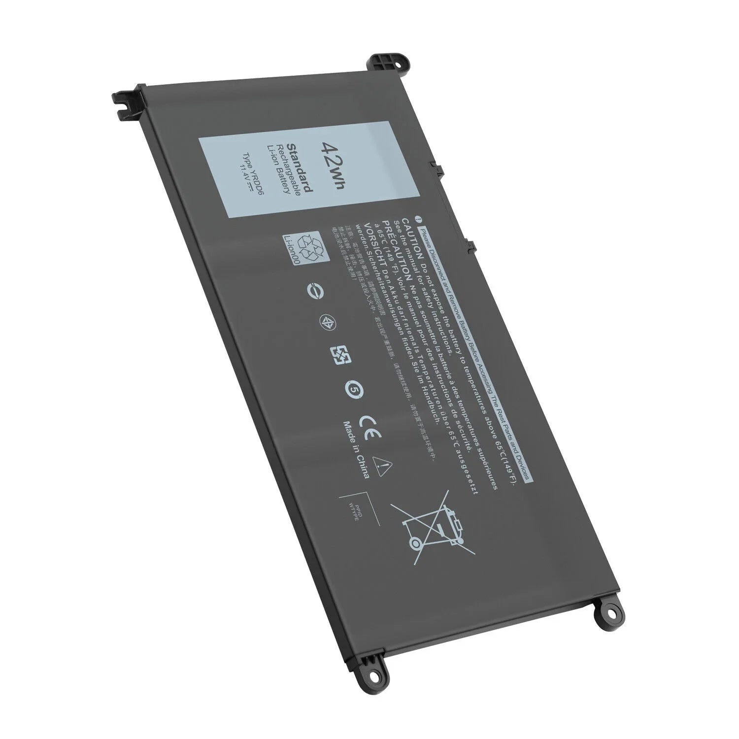 42Wh YRDD6 Battery For Dell Inspiron 7586 5482 5485 5491 5591 3310 2-in-1 5593