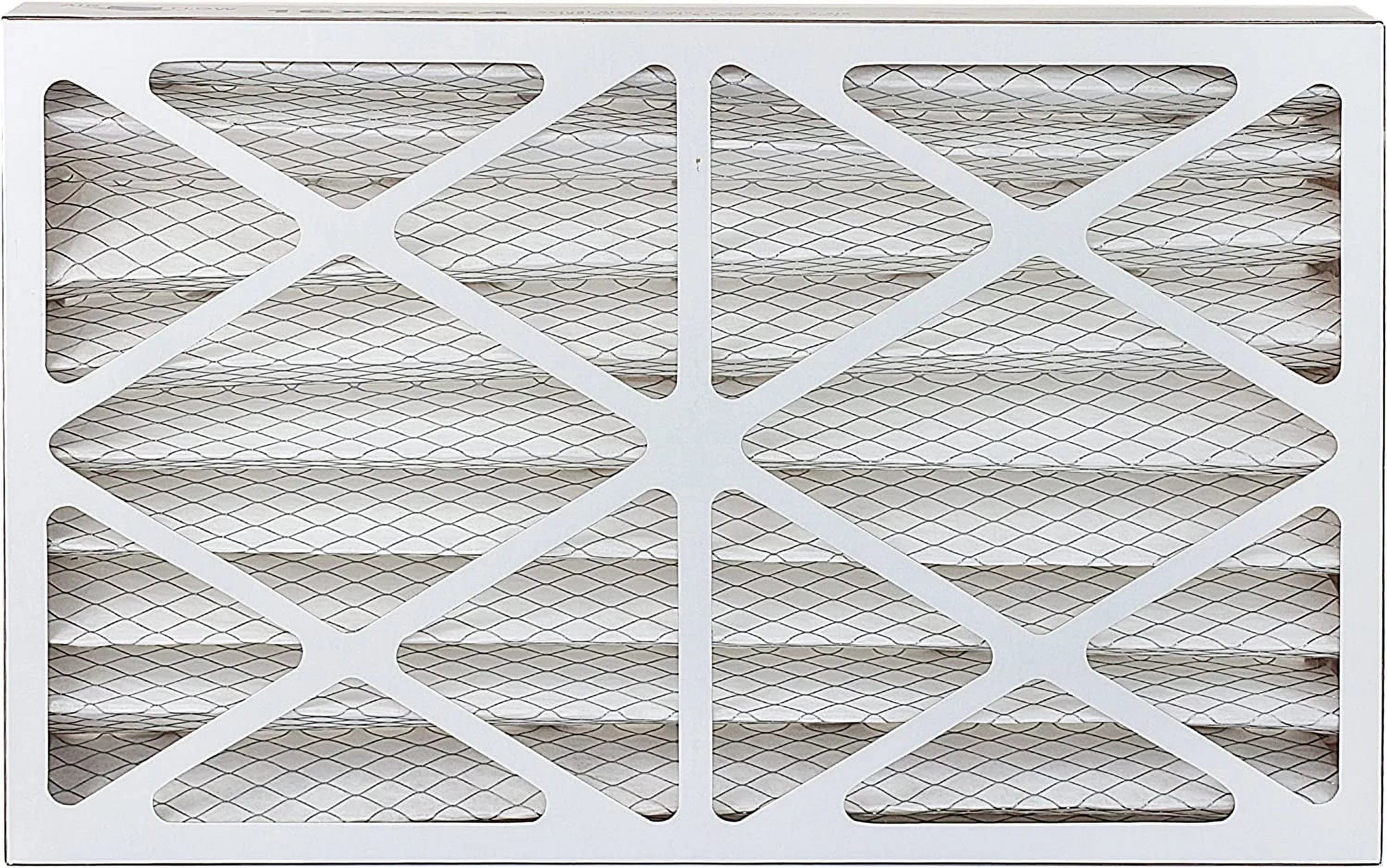 Filterbuy 16x25x4 MERV 8 Pleated HVAC AC Furnace Air Filters (6-Pack)