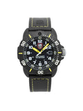 Pre-owned Luminox Navy Sizeeal Coronado 44mm Carbon Quartz Watch XSize.3025 (Good)