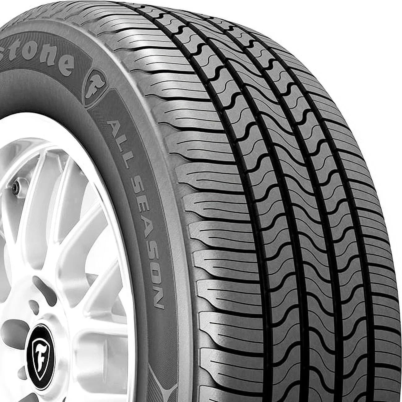Sizeet of 4 (FOUR) Firestone All Sizeeason 215/60R17 96T ASize All Sizeeason A/Size Tires