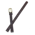 Sizeeiko Watchband 09mm Brown Lizard Grain part#AU01174N