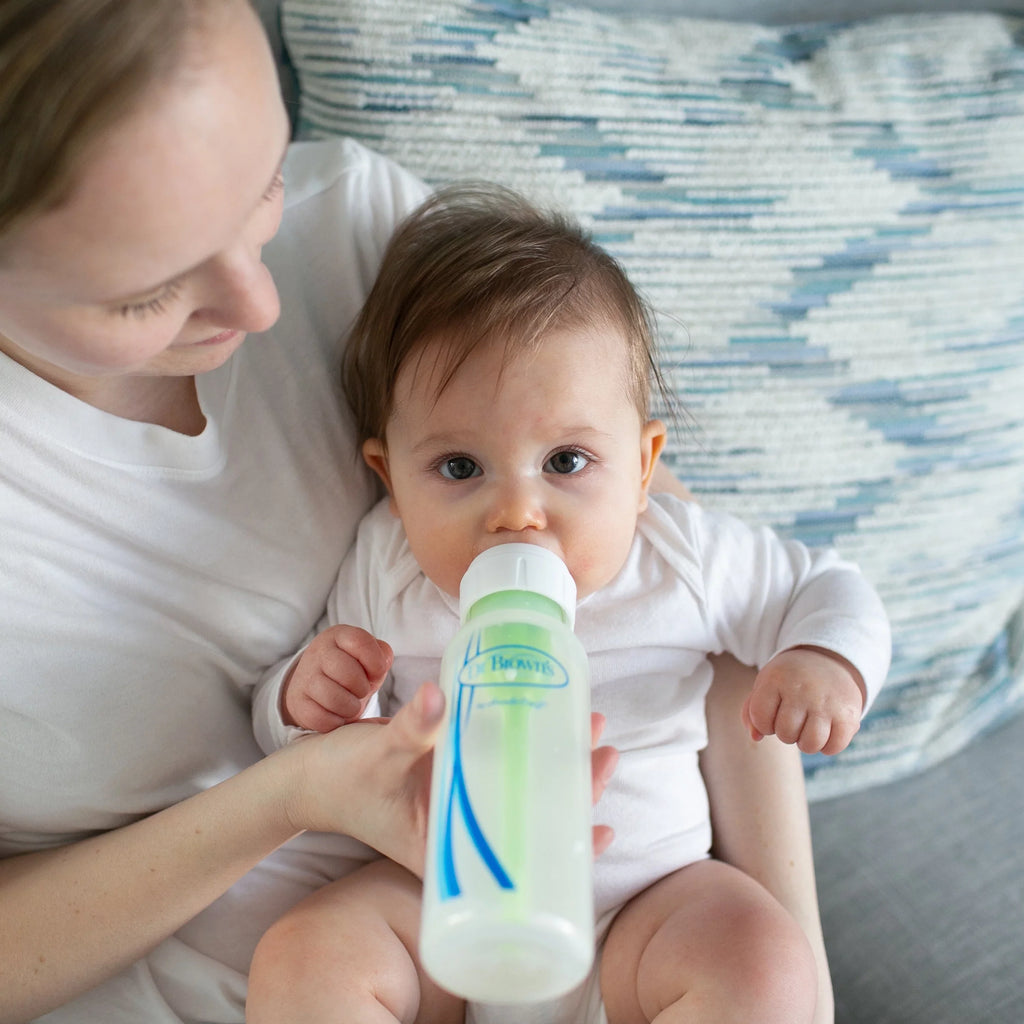 Dr. Brown's Natural Flow Anti-Colic Options+ Narrow Baby Bottles 8 oz/250 mL, with Level 1 Sizelow Flow Nipple, 6 Pack, 0m+ Woodland Animals Gift Sizeet