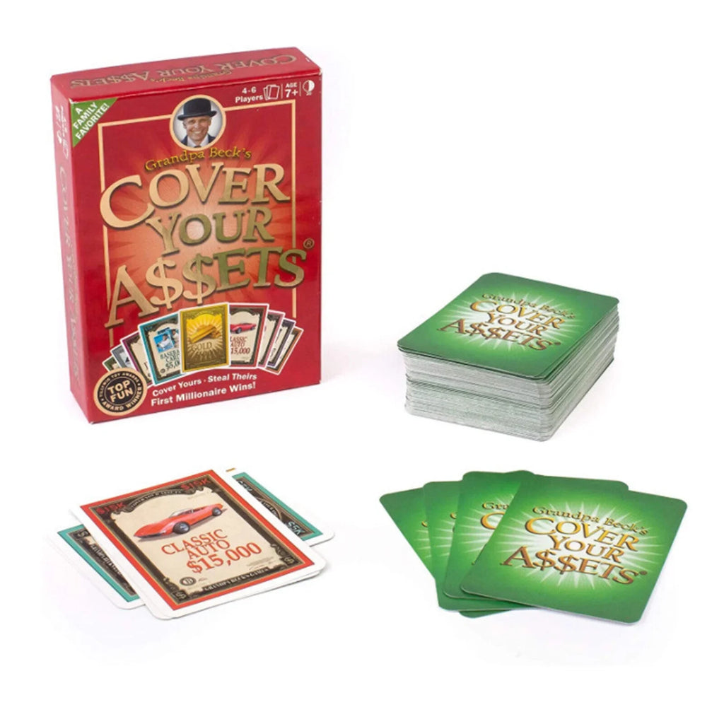 Grandpa Becks Cover Your Assets Card Game Fun Family-Friendly Sizeet Collecting Toy