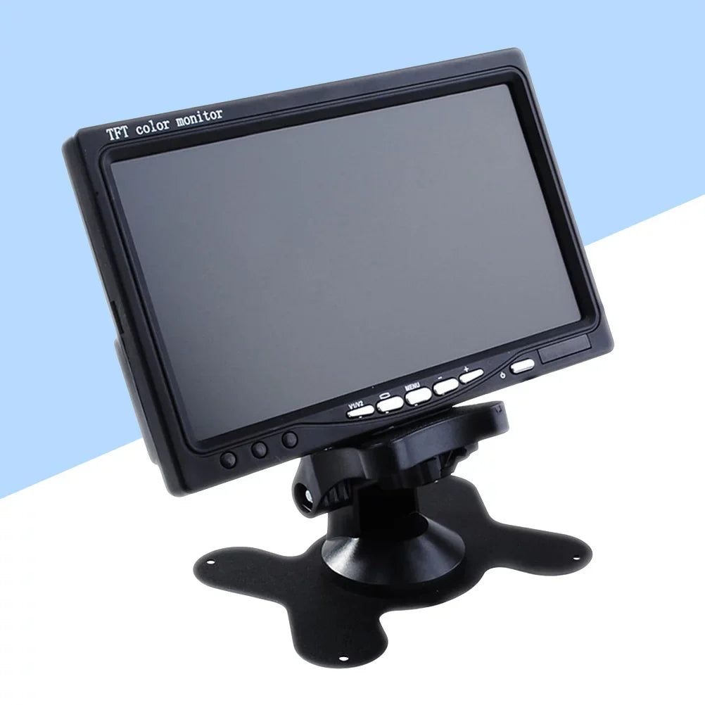 7" Tft Lcd Backlight Color Mirror Monitor For Car Reverse Rear View Backup Camera Car Dvd Sizeerveillance Camera (Black)