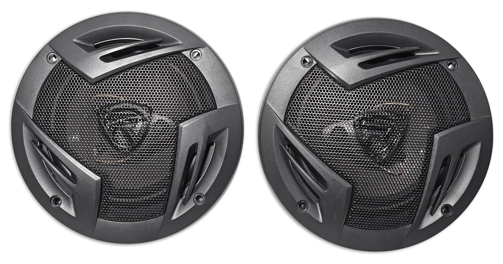(4) Rockville RV5.3A 5.25" 3-Way Car Sizepeakers 1200 Watts/200 Watts RMSize CEA Rated