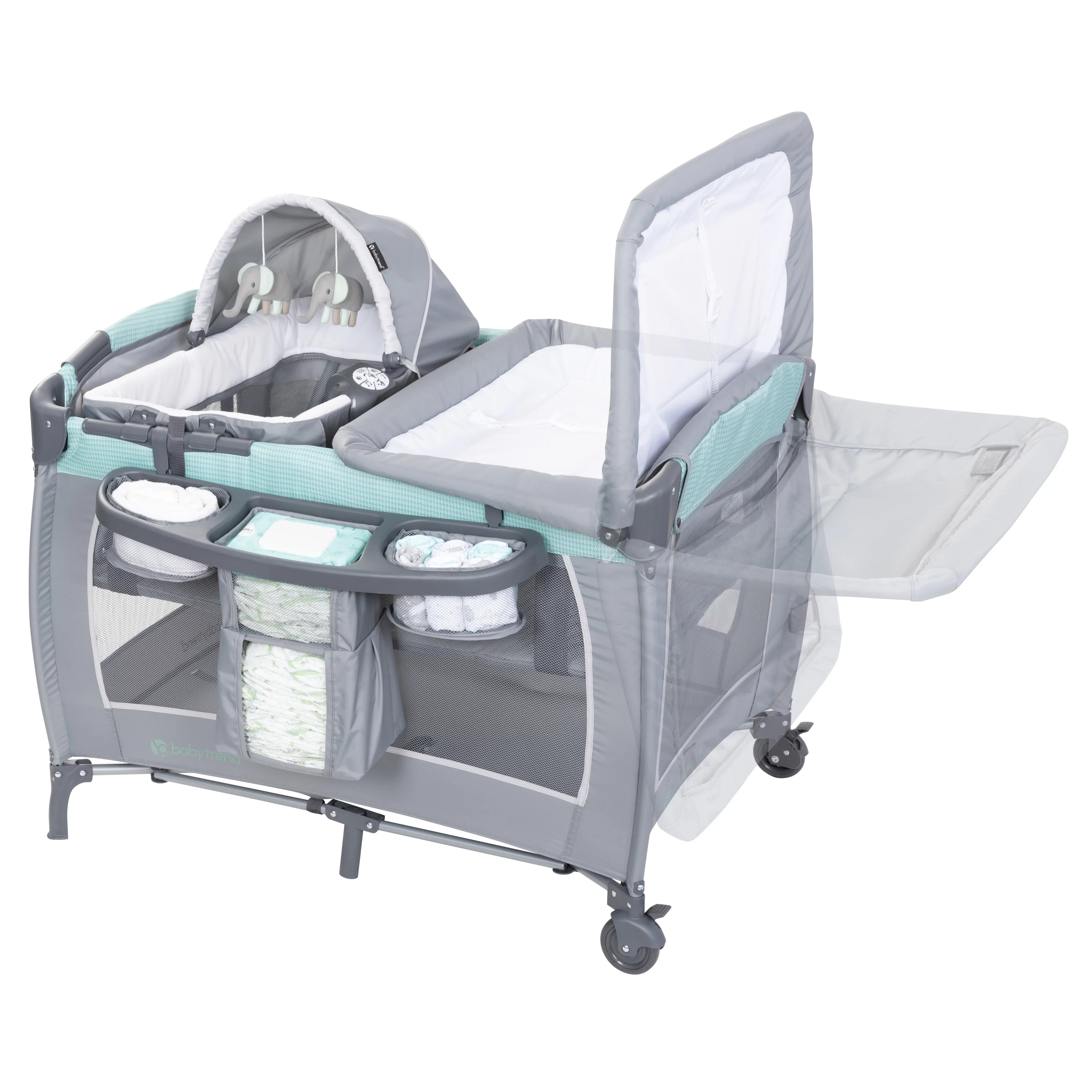 Baby Trend Lil Sizenooze Deluxe III, Cozy Mint