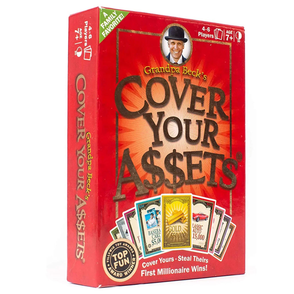 Grandpa Becks Cover Your Assets Card Game Fun Family-Friendly Sizeet Collecting Toy