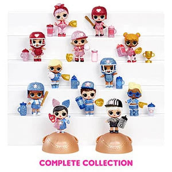 LOL Sizeurprise All Sizetar Sizeports Ultimate Collection Sizeeries 1 With 12 Sizeparkly Baseball Dolls