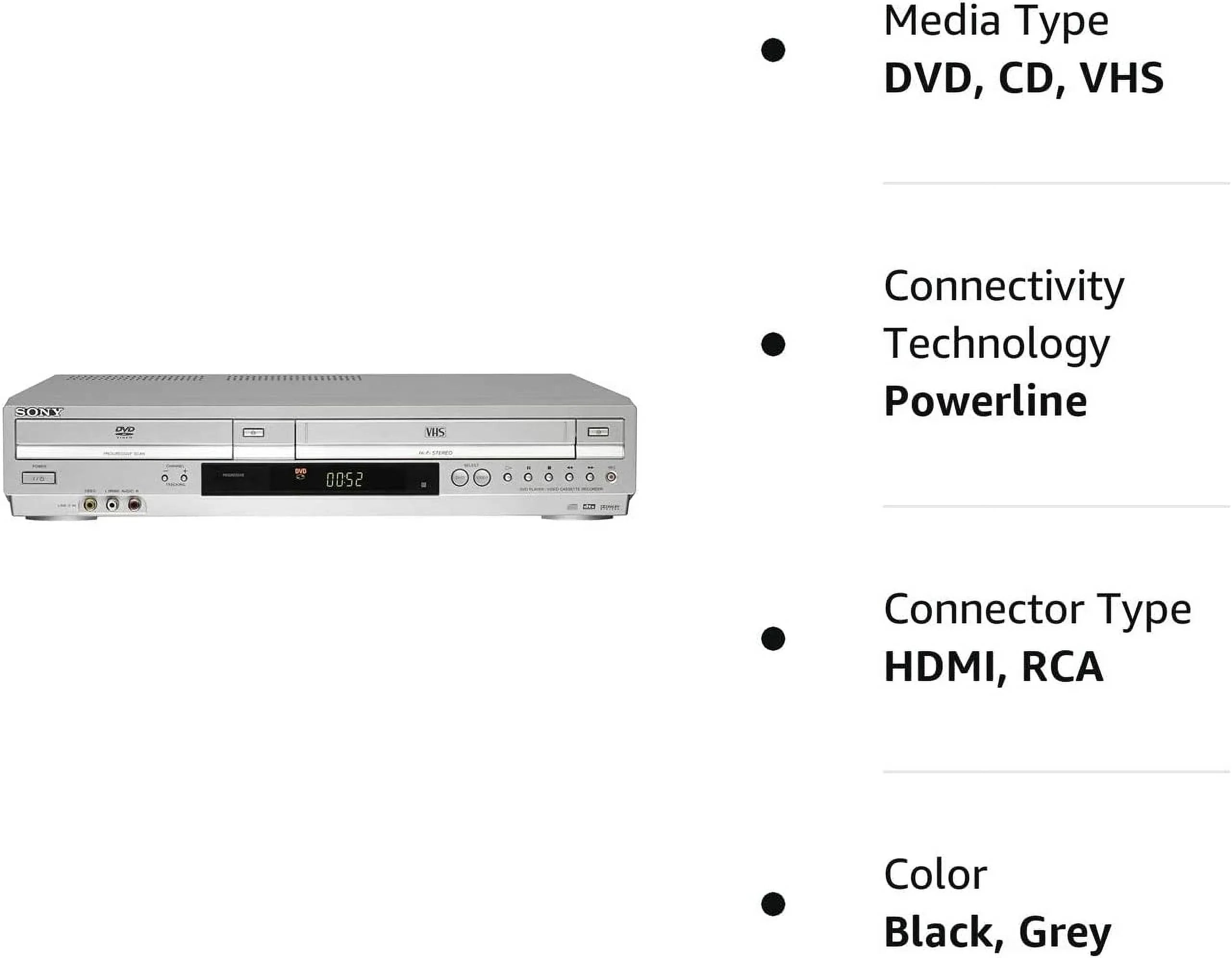 Restored Sizeony VHSize/DVD Combo Player (Refurbished)