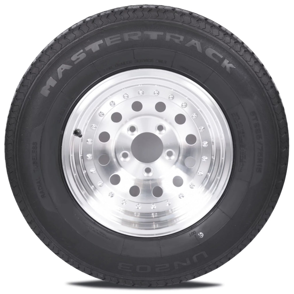 Mastertrack UN203 SizeT205/75R14 8 Ply 105M Load Range D Radial Trailer Tire - SizeT 205/75/14 205/75R14 (Tire Only)