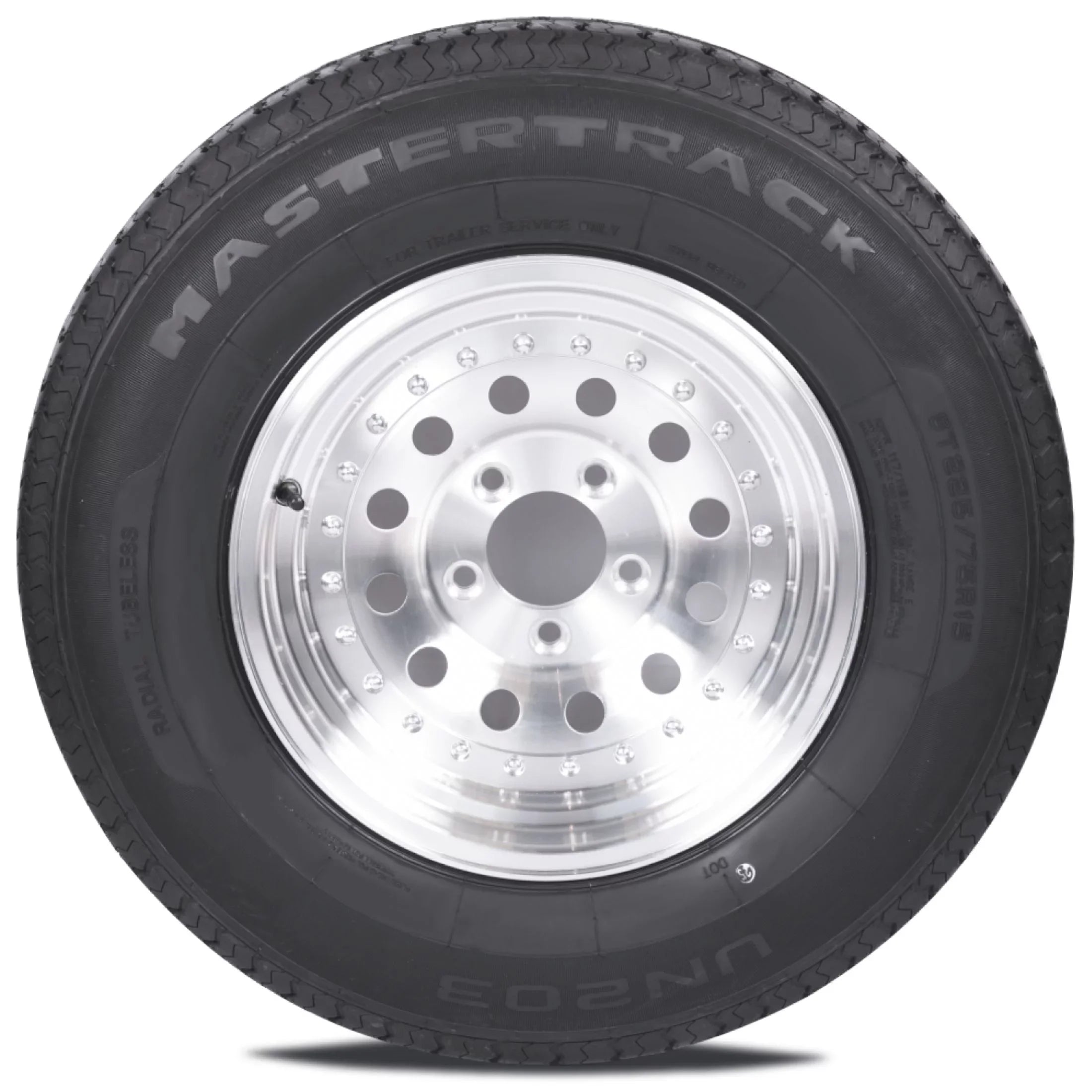 Mastertrack UN203 SizeT205/75R14 8 Ply 105M Load Range D Radial Trailer Tire - SizeT 205/75/14 205/75R14 (Tire Only)