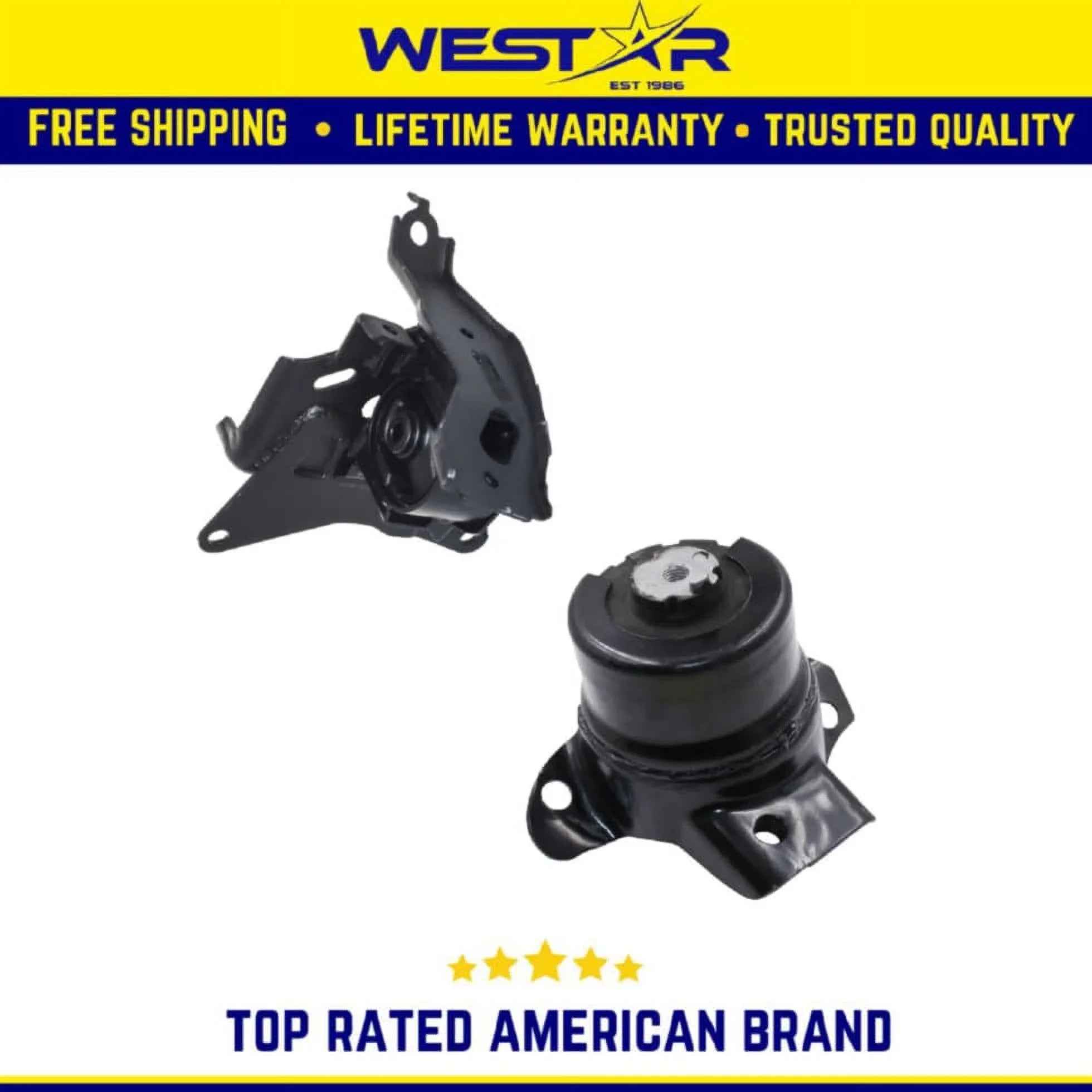 Front L & R Motor Mount 2PCSize Compatible for 15-20 GMC Canyon 2.5/ 3.6L / 16-20 Canyon 2.8L Replaces 3350 3349