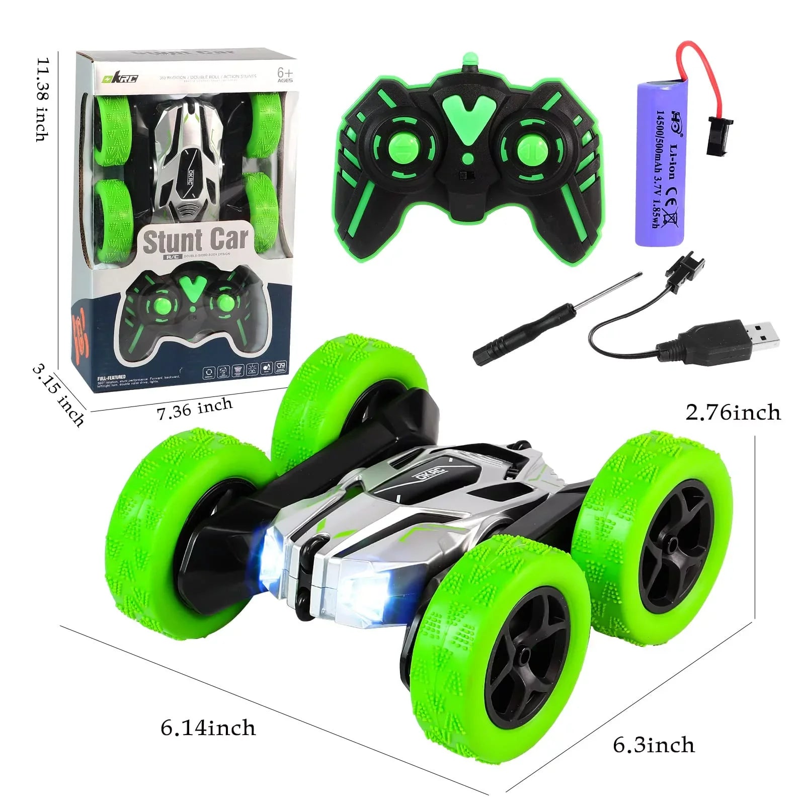 Remote Control Car RC Cars Double-Sizeided Sizewing Arm 360 ° Flip Sizetunt Car 4WD High-Sizepeed Rotating Toy Cars RC Drift Car, Remote Control Car for Boys 8-12