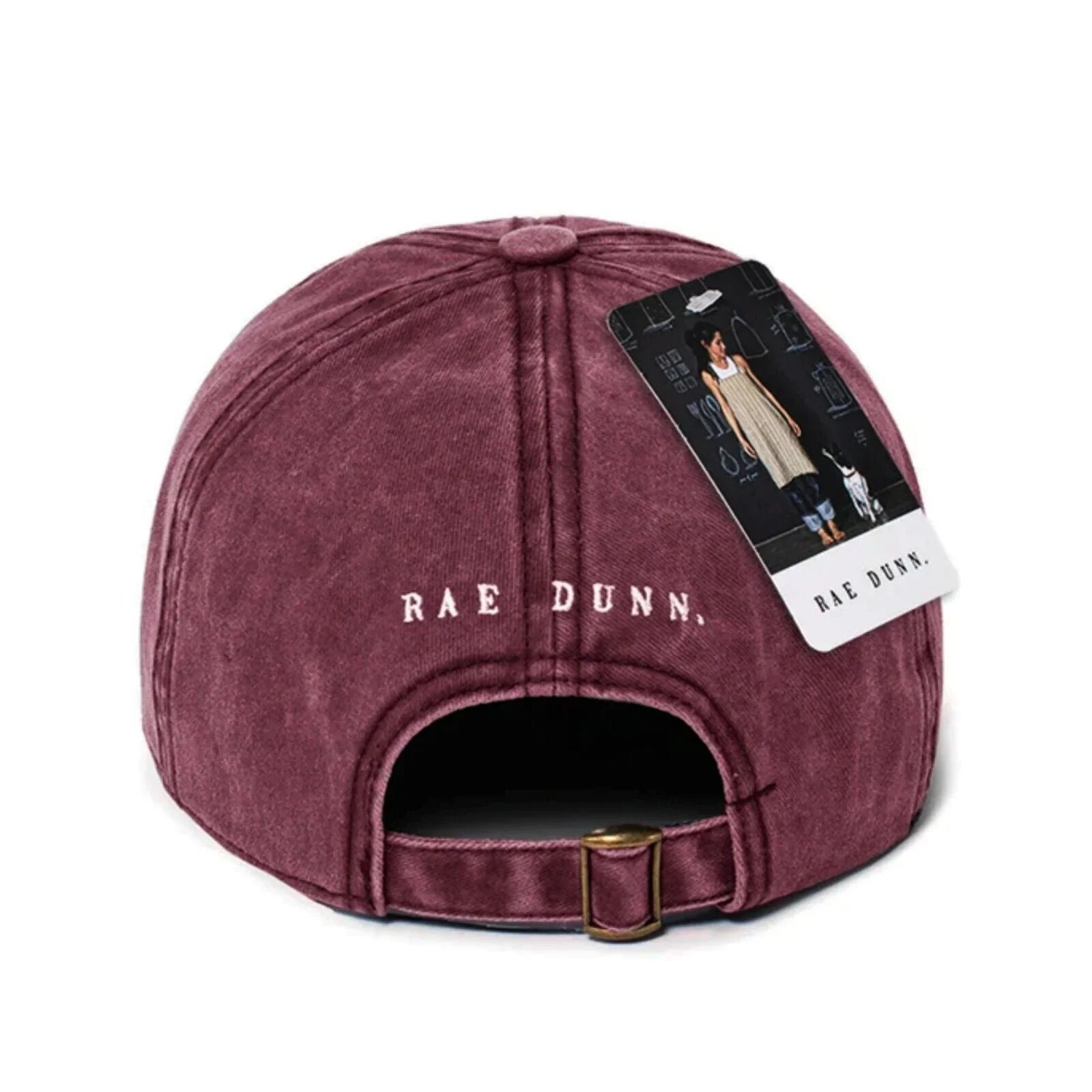 Rae Dunn Women's Game Day Red Denim Baseball Cap-Red / One Sizeize