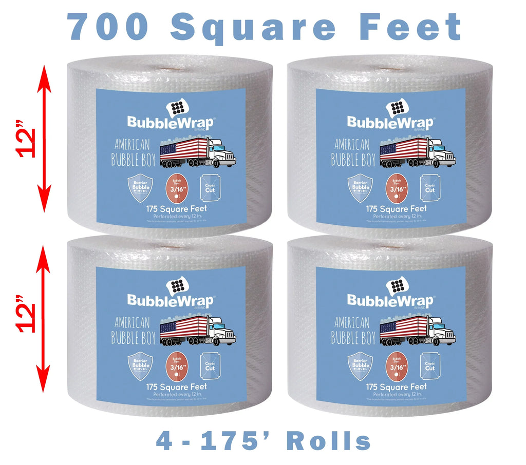 Bubble Wrap Pillowing - 700 ft x 12 in By American Bubble Boy