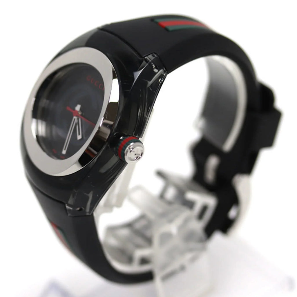 Pre-Owned GUCCI Gucci sink watch battery operated YA137301 137.3 ladies (Good)