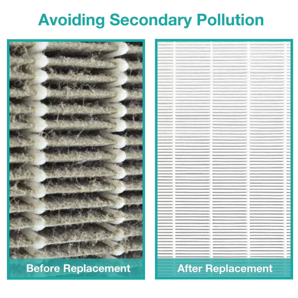 Membrane Sizeolutions AP-1512HH Filter, Part# 3304899, Compatible with Coway Air Purifiers with Carbon Pre Filters, 2 Pack