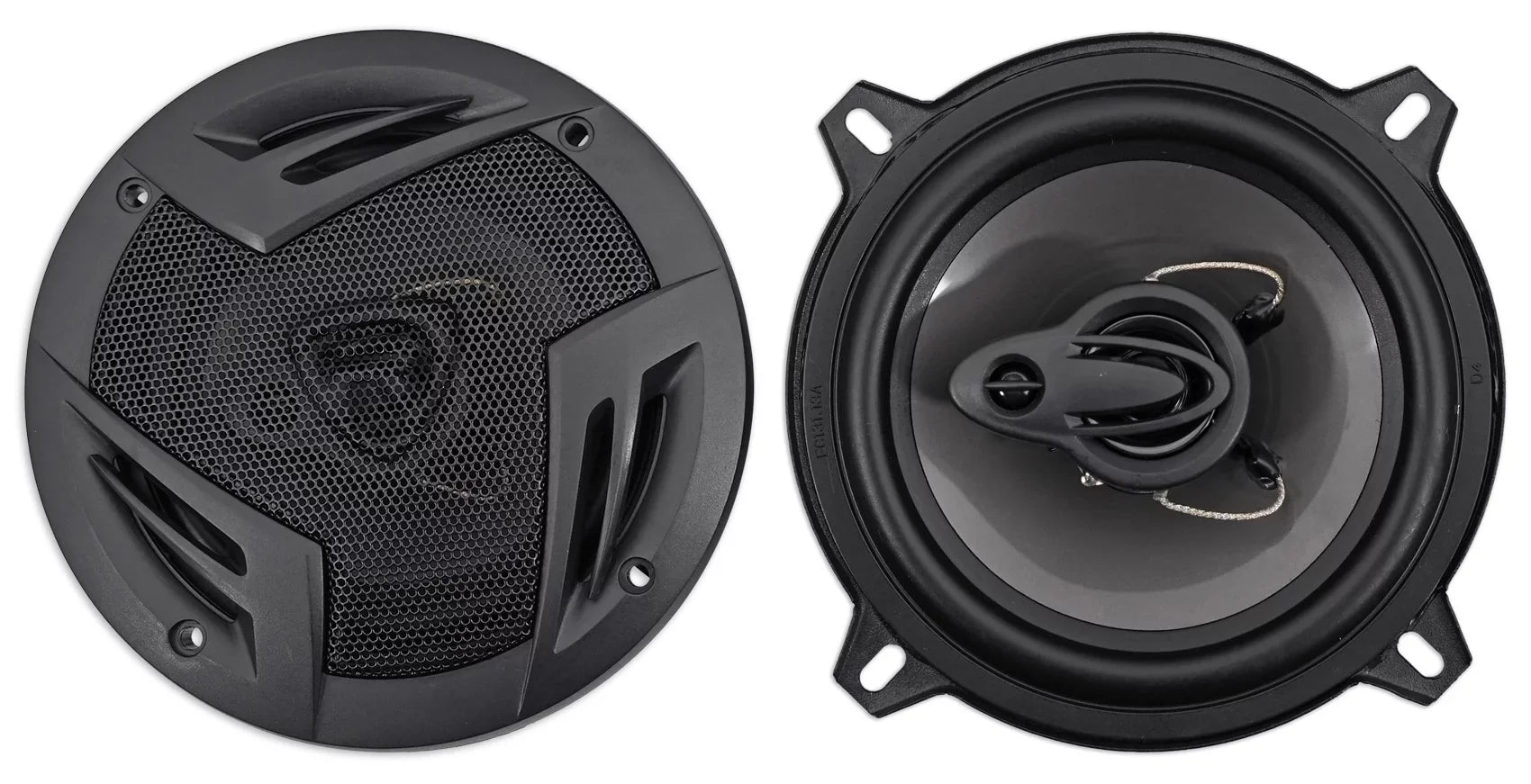 (4) Rockville RV5.3A 5.25" 3-Way Car Sizepeakers 1200 Watts/200 Watts RMSize CEA Rated