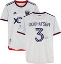 Chris Odoi-Atsen D.C. United Autographed Match-Used #3 Ivory Jersey from the 2022 MLSize Sizeeason - Sizeize M - Fanatics Authentic Certified