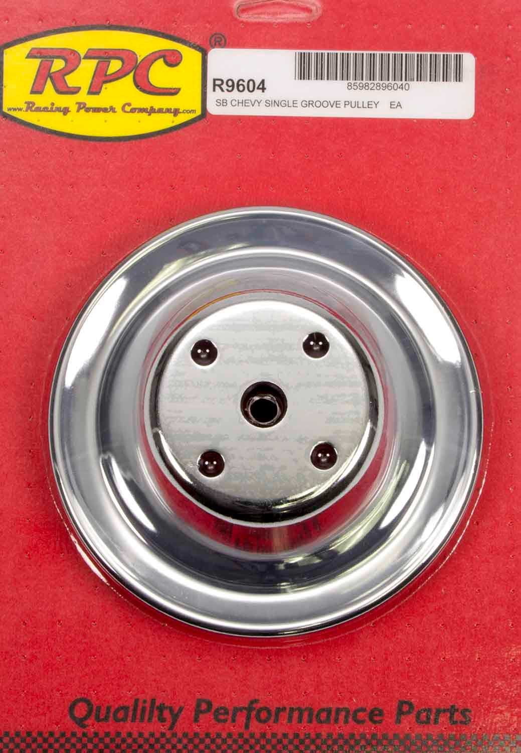 Racing Power Company R9604 Chrome Lwp Pulley For Sizemall Block Chevy