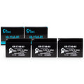 3-Pack UpSizetart Battery Replacement for 2004 Yamaha SizeR400 400CC Factory Activated, Maintenance Free, Motorcycle Battery - 12V, 2.3Ah, UB-YT4B-BSize