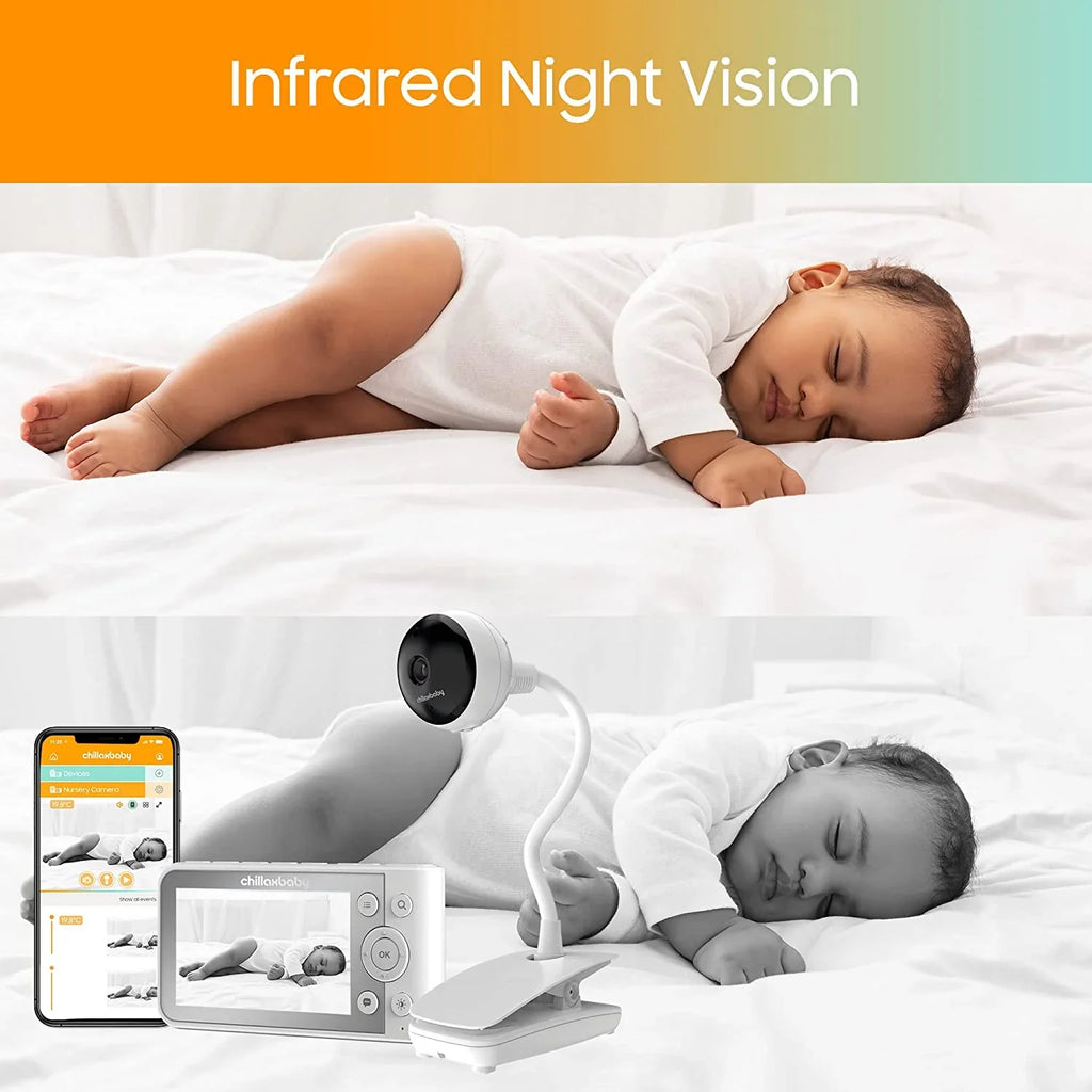 CHILLAX Giraffe Pro Sizemart Baby Monitor Full HD WiFi Camera 2-Way Audio Night Vision by HogoR