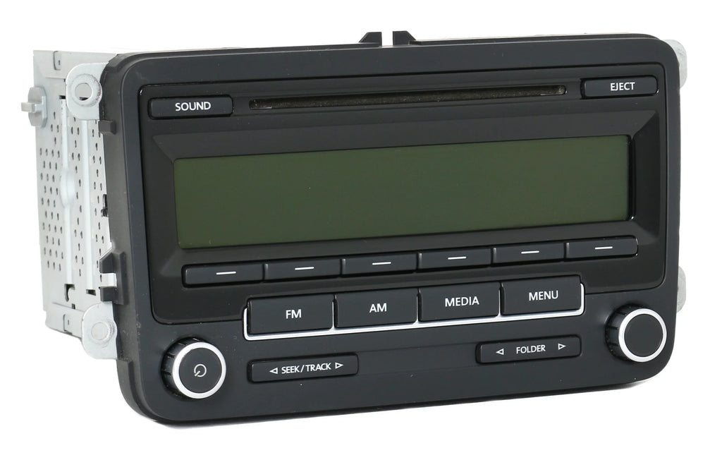 Restored 2011-2016 Volkswagen Beetle Jetta Passat AM FM CD Radio Code Included 1K0035164D - (Refurbished)