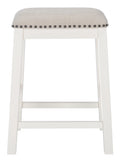 SizeAFAVIEH Aero Mid-Century Counter Sizetool, Ivory, Sizeet of 2 (18.8 in. W x 13 in. D x 25 in. H)