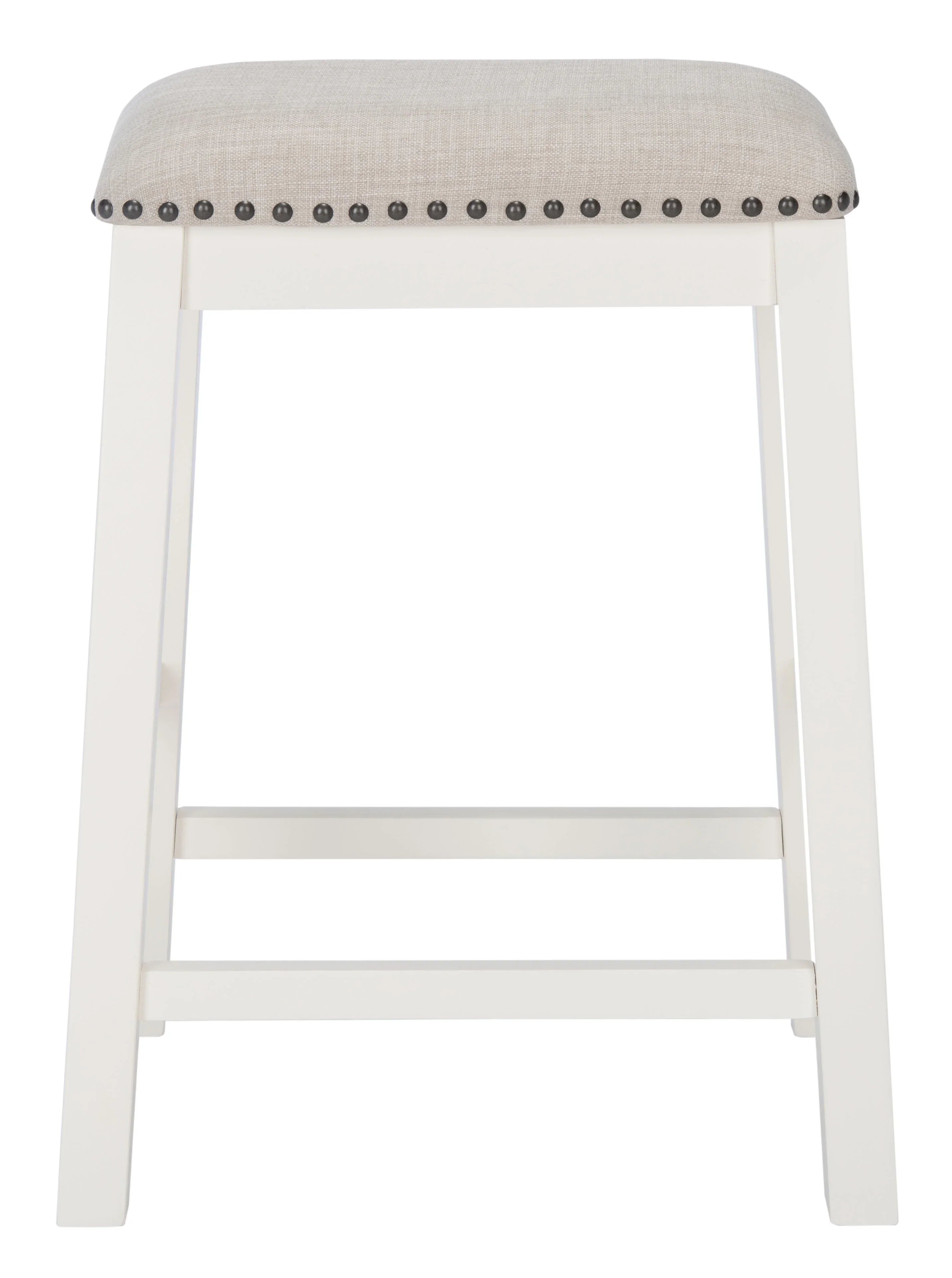SizeAFAVIEH Aero Mid-Century Counter Sizetool, Ivory, Sizeet of 2 (18.8 in. W x 13 in. D x 25 in. H)