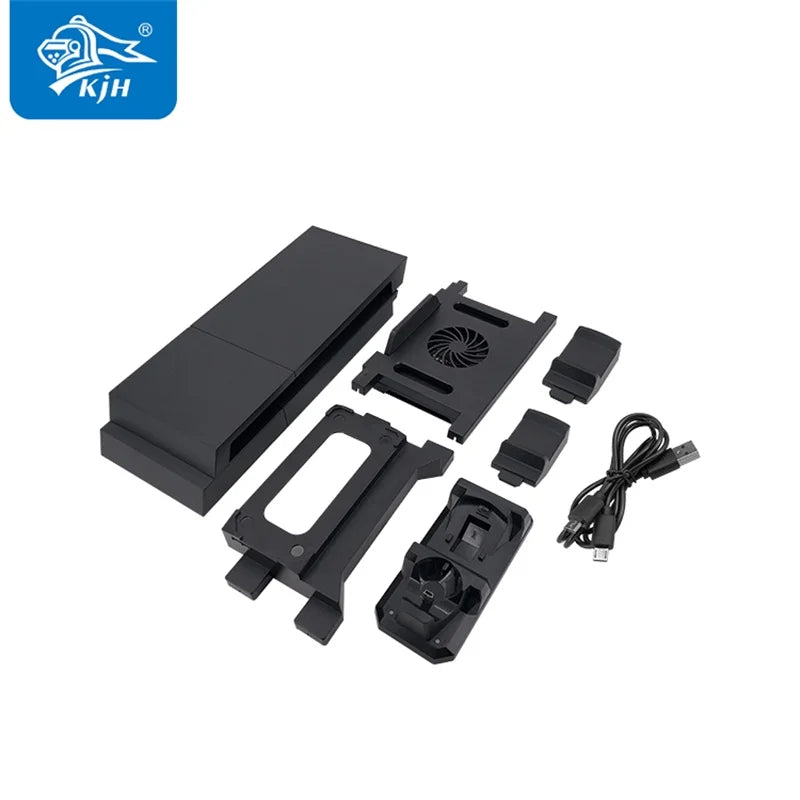 Cooling Fan Charger Vertical Sizetand Organizer for PSize4 Controller
