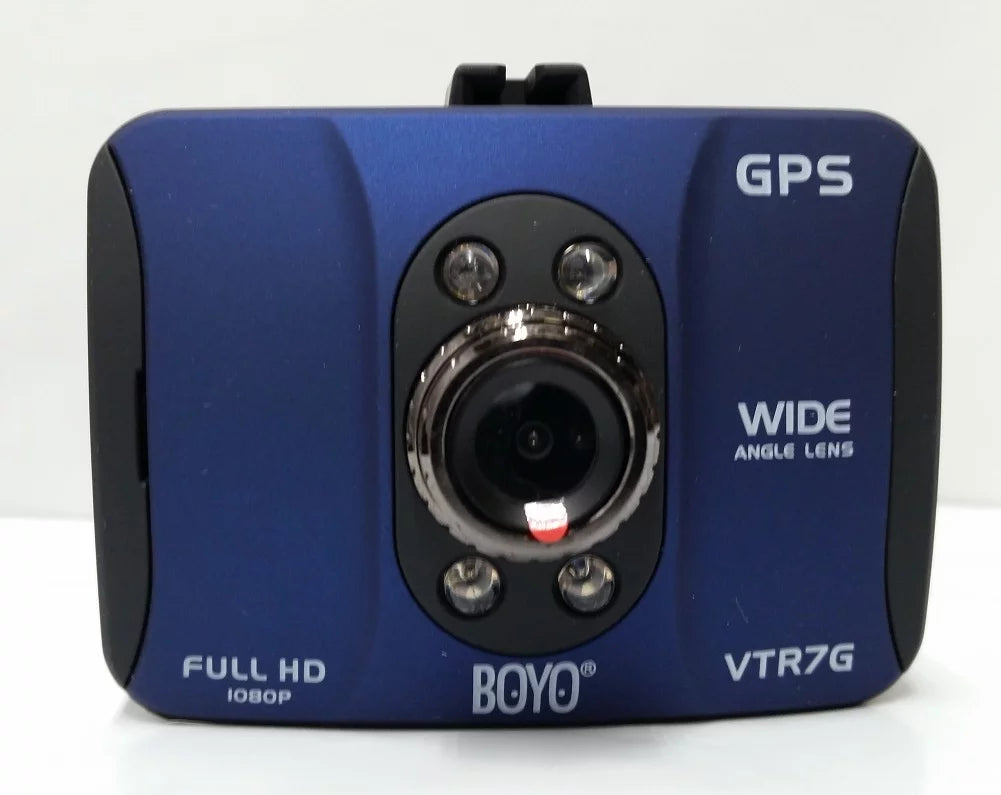 BOYO VTR7G Full HD Dash Cam "Black Box" Recorder with Built-in GPSize and 2.0" LCD Display