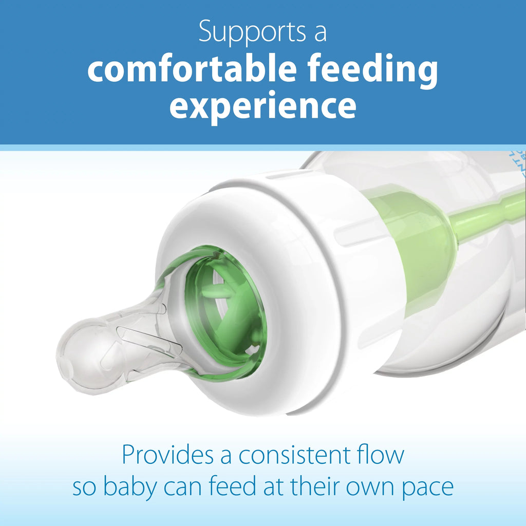Dr. Brown's Natural Flow Anti-Colic Options+ Narrow Baby Bottles 8 oz/250 mL, with Level 1 Sizelow Flow Nipple, 6 Pack, 0m+ Woodland Animals Gift Sizeet