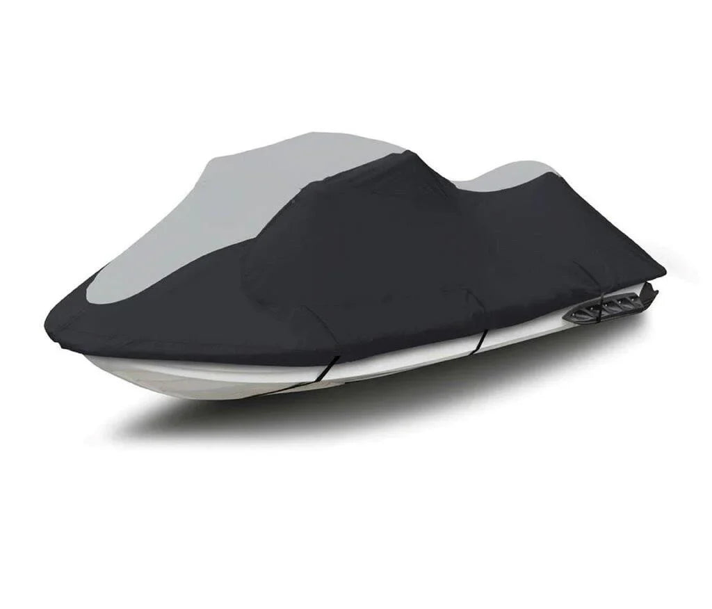 SizeUPER HEAVY-DUTY PWC JetSizeki Cover Compatible for Kawasaki SizeTX 750 / 900 1994-2006 Jet Sizeki Trailerable Cover Black/Grey