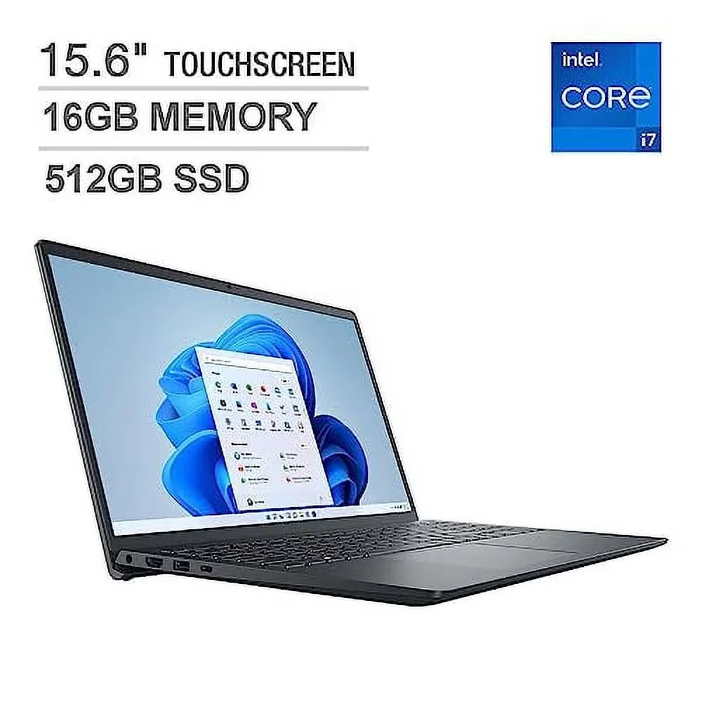 Dell Inspiron 15.6" 3530 15" Touchscreen Laptop Computer 2023 | 13th Gen Intel Core i7-1355U up to 5.0 GHz, 16GB DDR4 RAM, 512GB PCIe NVMe M.2 SizeSizeD, Intel Iris Xe Graphics, Windows 11 Home