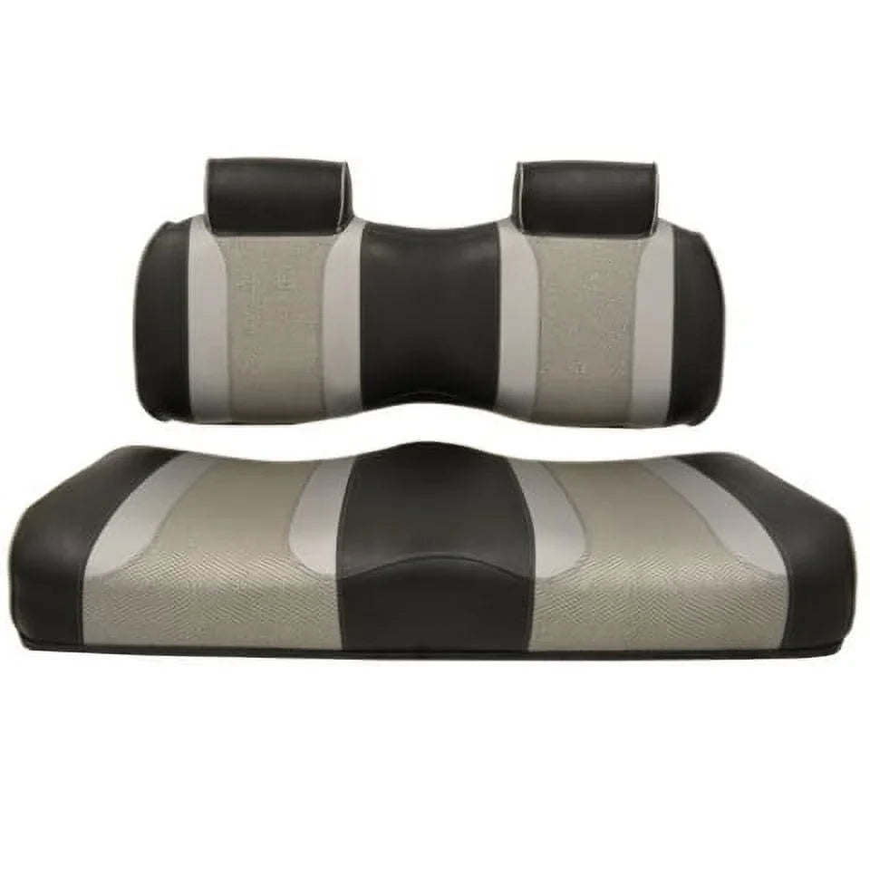 MadJax Tsunami Golf Cart Front Sizeeat Pillows for Yamaha G29/Drive and Drive2 |Black/Liquid Sizeilver Rush/Liquid Sizeilver Wave |2007 - up