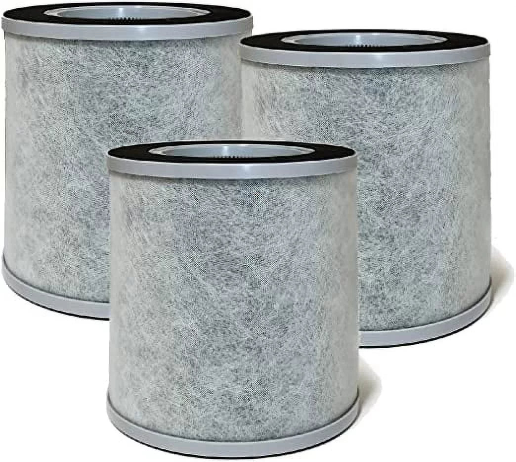 Nispira 3-in-1 True HEPA Activated Carbon Filter Replacement Compatible with Elechomes Air Purifier EPI236/ EP1236, 3 Packs