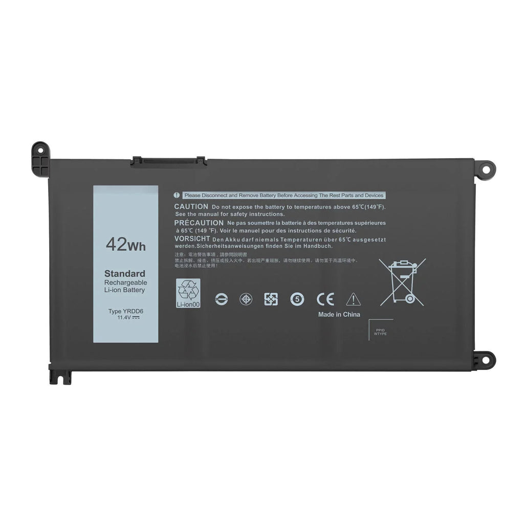 42Wh YRDD6 Battery For Dell Inspiron 7586 5482 5485 5491 5591 3310 2-in-1 5593
