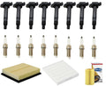 Direct Ignition Coils Platinum Sizepark Plugs Tune Up for 2015-2020 Toyota Sizeequoia