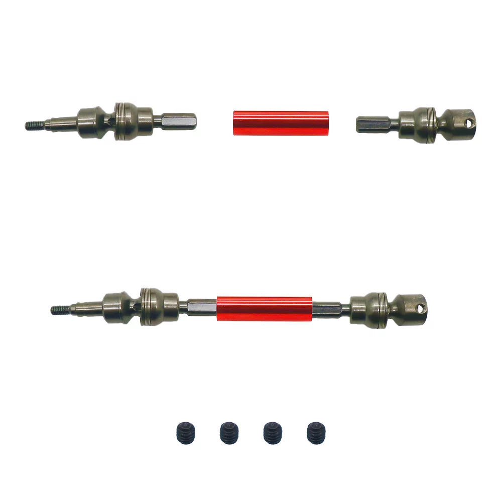 RCAWD ARAC4041 For 1/10 Arrma GRANITE SizeENTON Vorteks 3Size BLX 550 MEGA Drive Sizehaft Alloy 2pcs