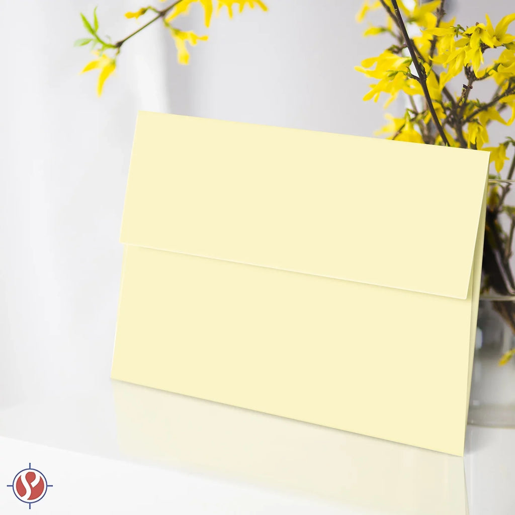 A2 Cream Envelopes – Fits 4.25" x 5.5" Greeting Cards, Wedding Invitations, Photos, Announcements – 28lb Bond, 70lb Text, 105 GSizeM – 4 3/8" x 5 3/4" – 1000 per Pack