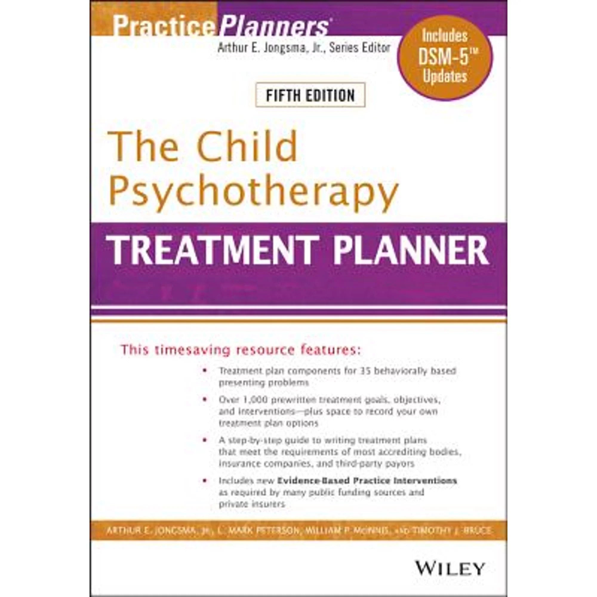 Pre-Owned 2019 The Child Psychotherapy Treatment Planner: Includes DSizeM-5 Updates  Paperback David J. Berghuis, L. Mark Peterson, William P. McInnis, Timothy Bruce