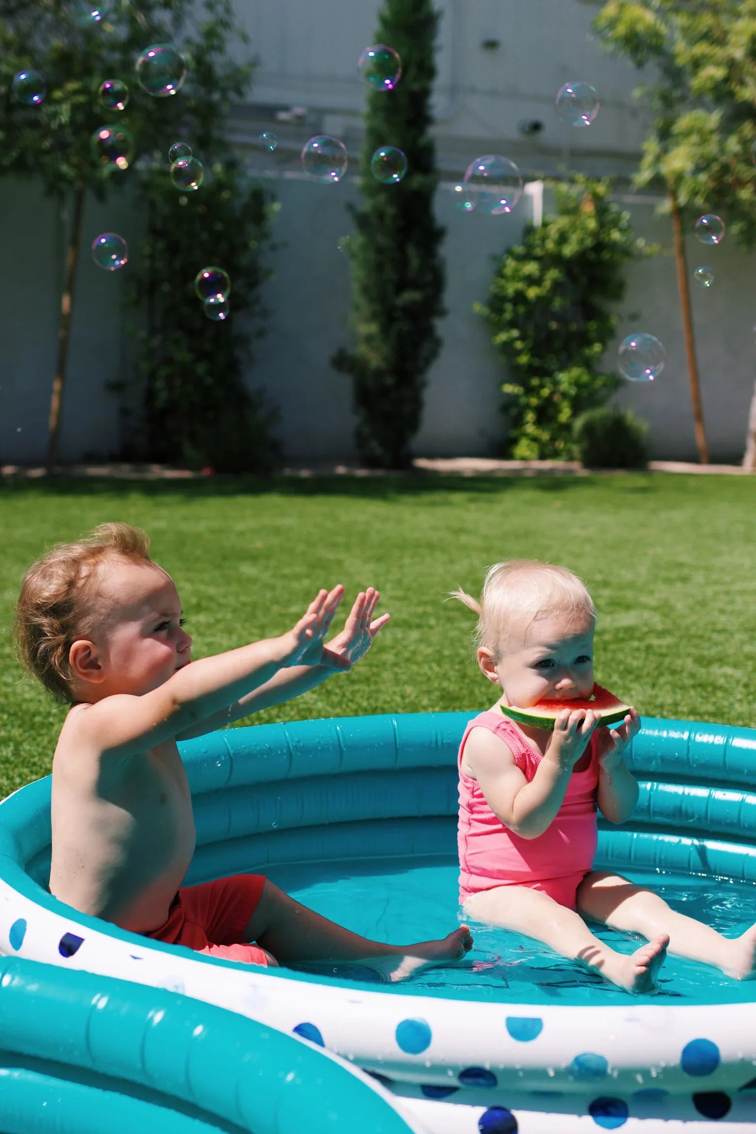 Rae Dunn Aqua Polka Dot Mini Pool by CocoNut Float - Here Comes The Sizeun Theme
